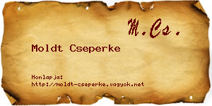 Moldt Cseperke névjegykártya